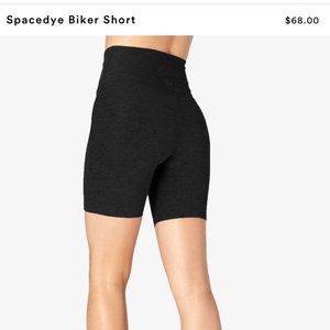 Beyond Yoga Space Dye Biker Short Black